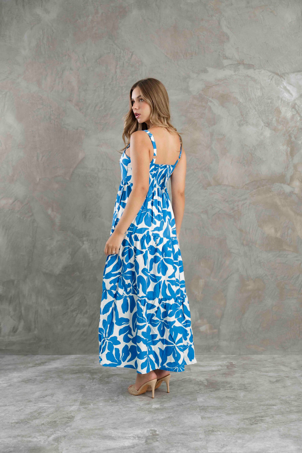 VESTIDO LARGO FLORES