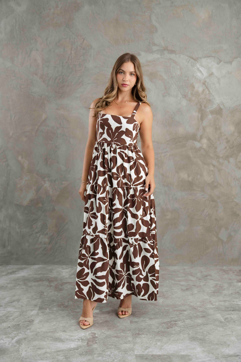 VESTIDO LARGO FLORES